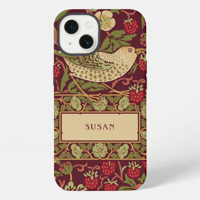 Funda Para iPhone William Morris Strawberry Thief Case-Mate iPhone C (Reverso )