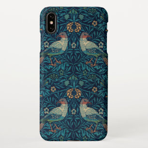 Funda Para iPhone XS Max William Morris Vintage Blue Birds Pattern iPhone C
