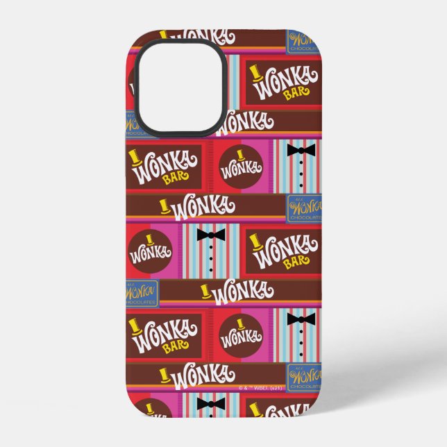 Funda Para iPhone Willy Wonka Candy Pattern (Reverso )