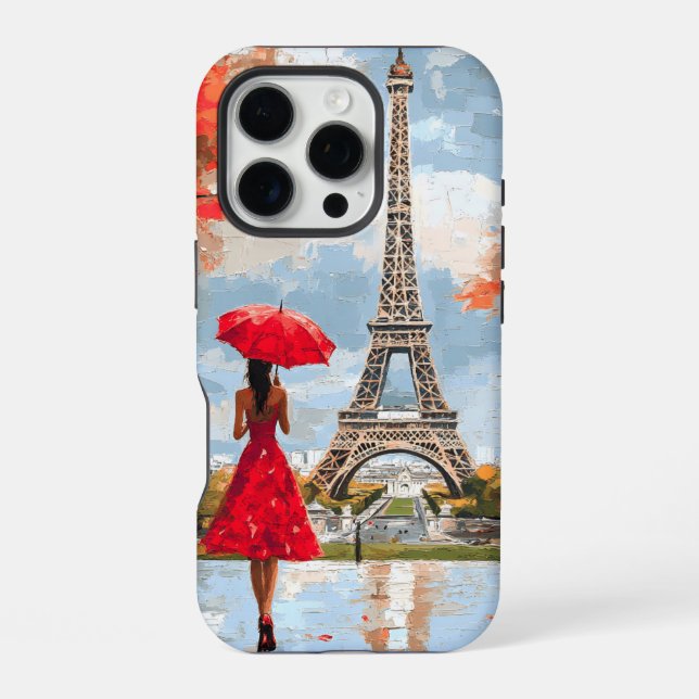 Funda Para iPhone Wind Romance Paris Moda Walk (Reverso )