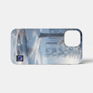 Funda Para iPhone 13 Mini Winter Wonderland Lake