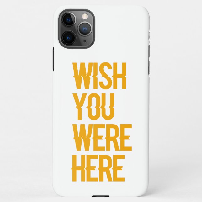 Funda Para iPhone Wish You Were Here  (Reverso)