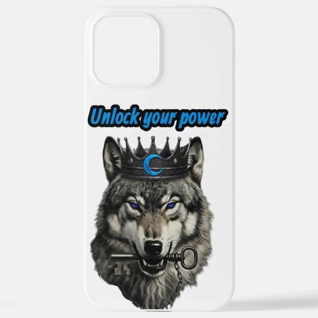 Funda Para iPhone wolf king unlock your power (Reverso )