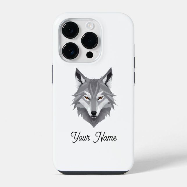 Funda Para iPhone Wolf Wild Spirit (Reverso )