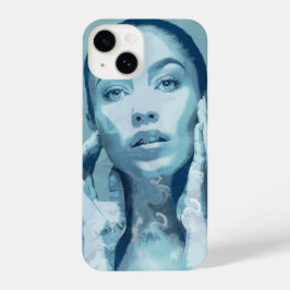 Funda Para iPhone 14 "Woman in Blue"