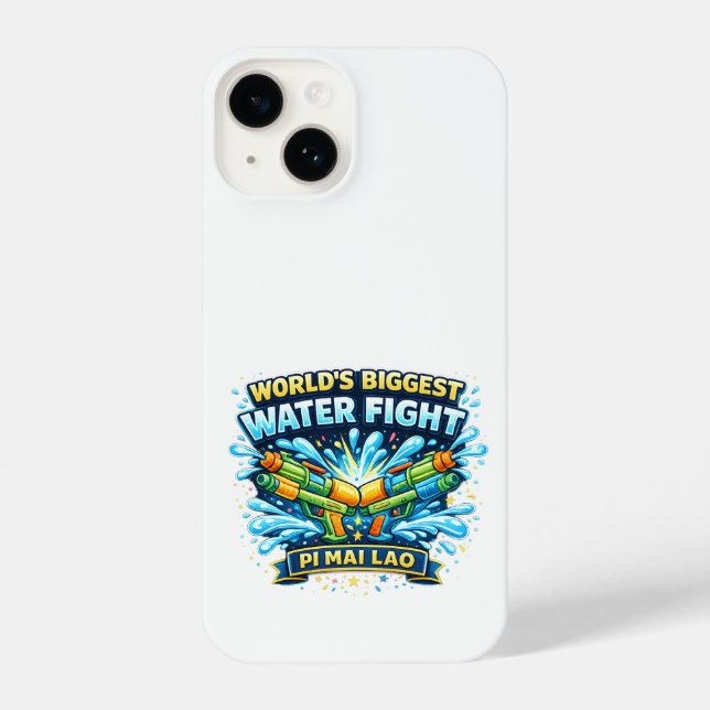 Funda Para iPhone World's Biggest Water Fight – Pi Mai Lao (Reverso )