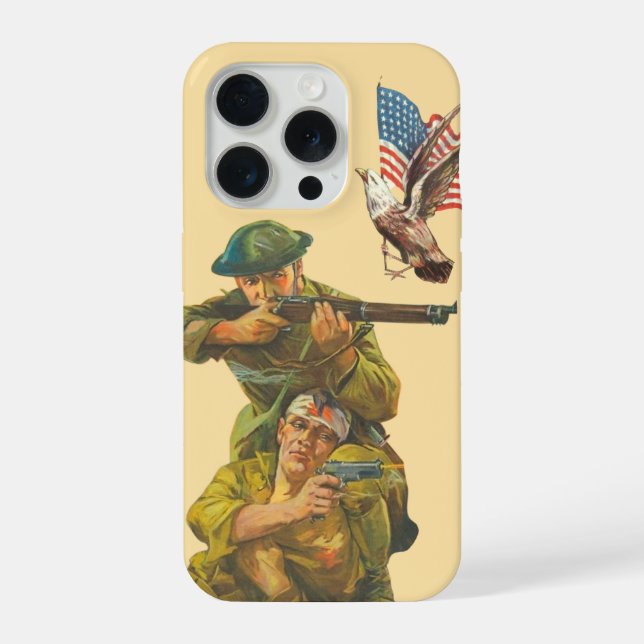 Funda Para iPhone WW1 US Doughboy poster art  (Reverso )