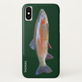 Funda para iPhone X con trucha arco iris