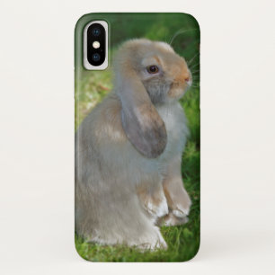 Funda para iPhone X de Baby Minilop Rabbit