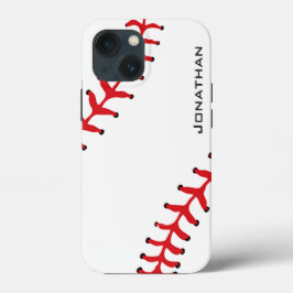 Funda para iPhone X de diseño de ajuste de béisbol