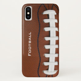 Funda para iPhone X de diseño de fútbol
