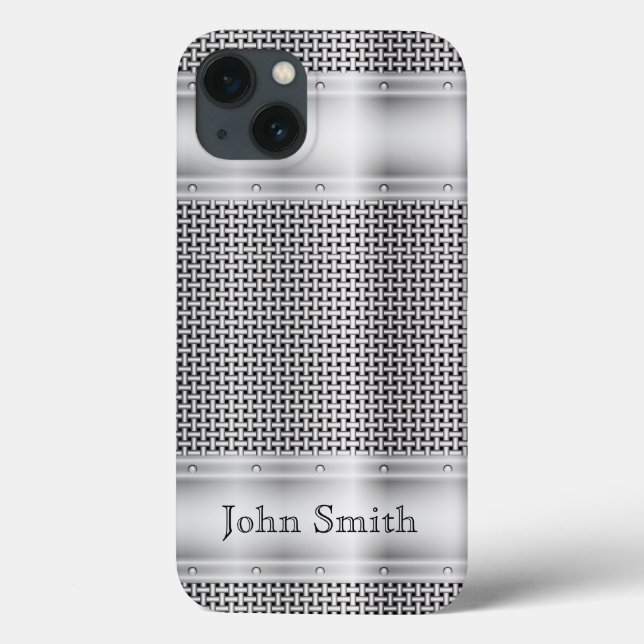 Funda para iPhone X del patrón Metalizado de Faux  (Reverso)