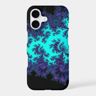 Funda para iPhone X Turquesa Púrpura Encaje Fracta