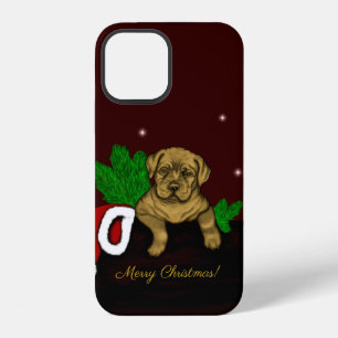 Funda Para iPhone 12 XMas Puppy