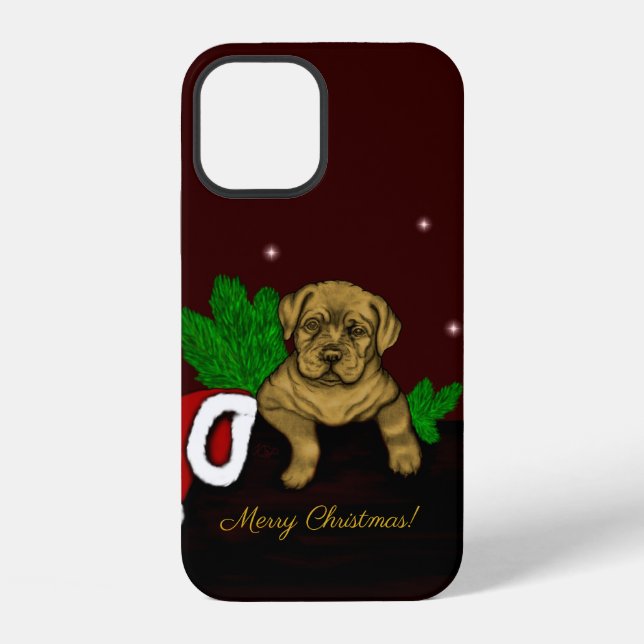 Funda Para iPhone XMas Puppy (Reverso )