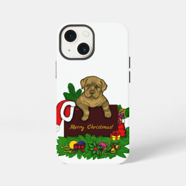 Funda Para iPhone XMas Puppy (Reverso )