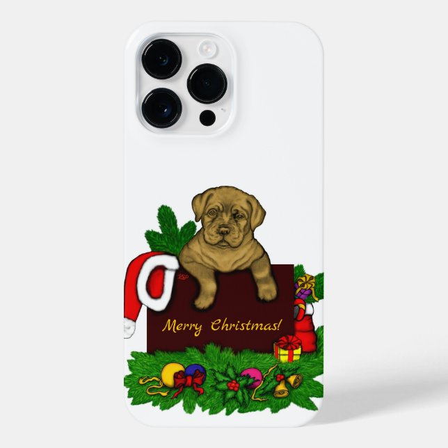 Funda Para iPhone XMas Puppy (Reverso)