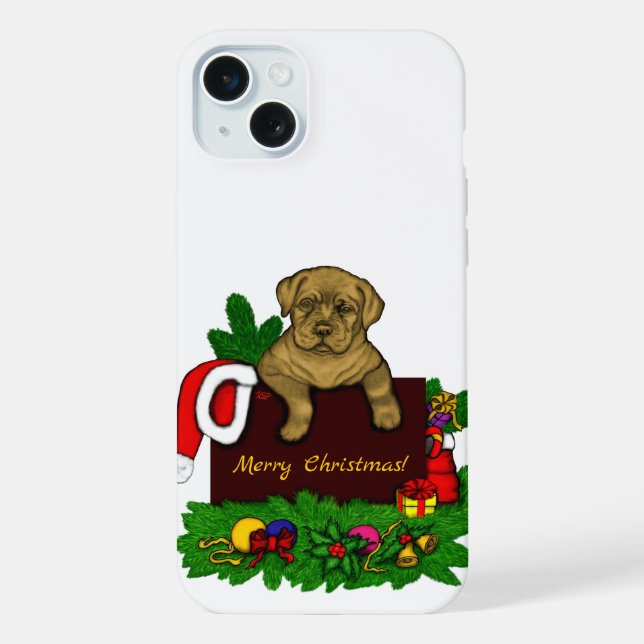 Funda Para iPhone XMas Puppy (Reverso )