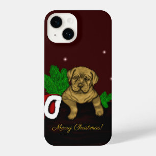 Funda Para iPhone 14 XMas Puppy