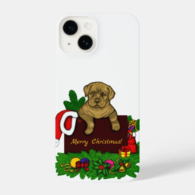 Funda Para iPhone XMas Puppy (Reverso )
