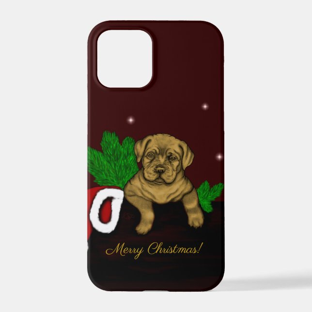 Funda Para iPhone XMas Puppy (Reverso )
