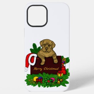 Funda Para iPhone 12 Pro Max XMas Puppy