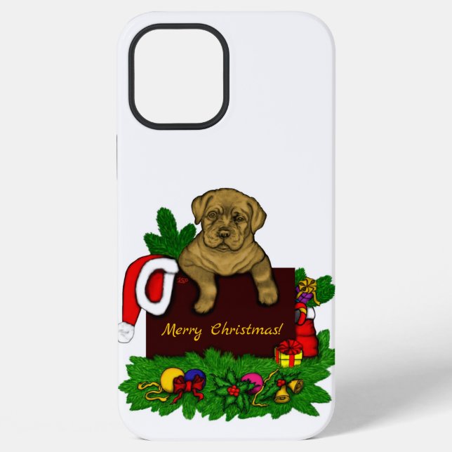 Funda Para iPhone XMas Puppy (Reverso )