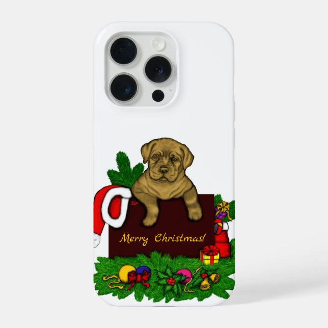 Funda Para iPhone XMas Puppy (Reverso )