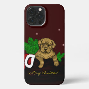 Funda Para iPhone 13 Pro Max XMas Puppy