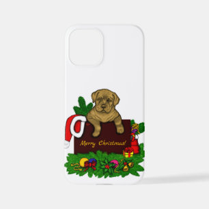 Funda Para iPhone 12 Mini XMas Puppy