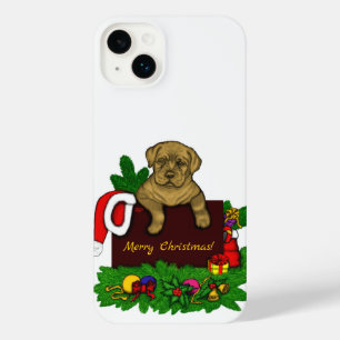 Funda Para iPhone 14 Plus XMas Puppy