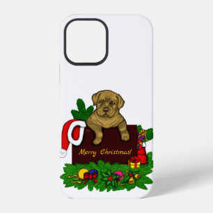 Funda Para iPhone 12 XMas Puppy