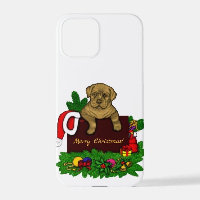 Funda Para iPhone XMas Puppy (Reverso )