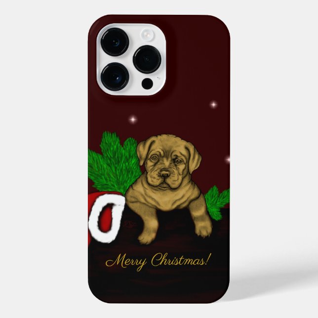 Funda Para iPhone XMas Puppy (Reverso)