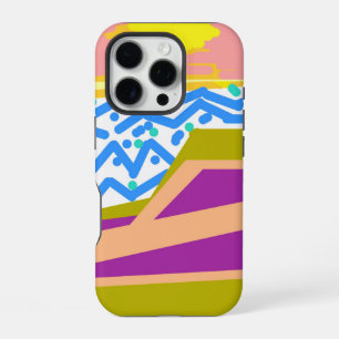 Funda Para iPhone 16 Pro Yate amarillo amarillo rosa morado