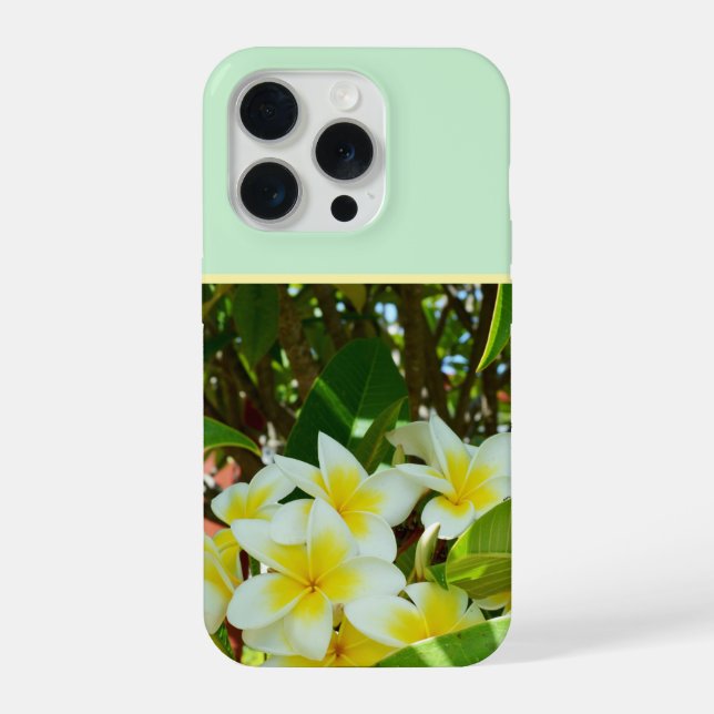 Funda Para iPhone Yellow Frangipanis Growing On A Tree, (Reverso )