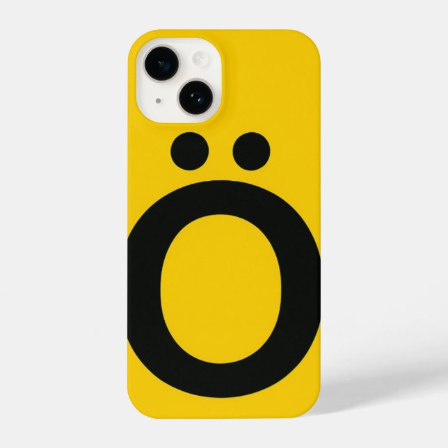Funda Para iPhone Yellow Phone Case with Trendy Moda (Reverso )