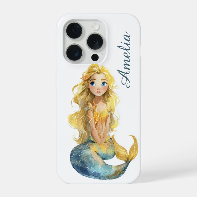 Funda Para iPhone Your Name Mermaid  (Reverso )