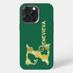 Funda Para iPhone 13 Pro Z mayúscula decorativa de nudo celta del siglo XVI
