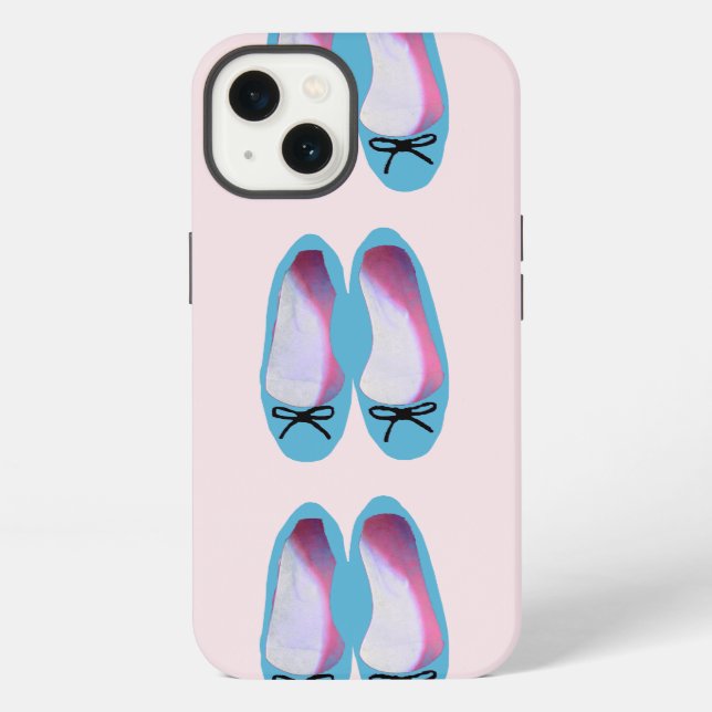 Funda Para iPhone Zapatos Azules (Reverso )