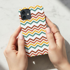 Funda Para iPhone 12 Zig Zag Boho Groove Phone Case – Modern, Trendy