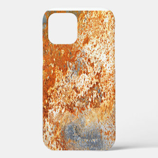 Funda Para iPhone 12 Zinc rugoso: fondo de textura gruesa.