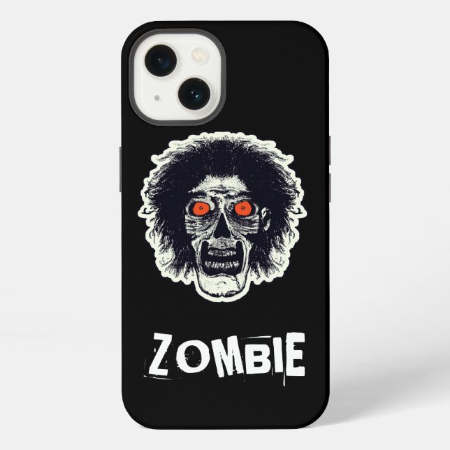 Funda Para iPhone ZOMBIE Ojos Naranjas (Reverso )