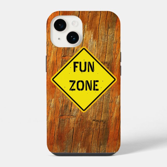 Funda Para iPhone zona divertida (Reverso )