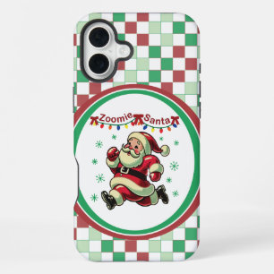 Funda Para iPhone 16 Plus Zoomie Santa Navidad