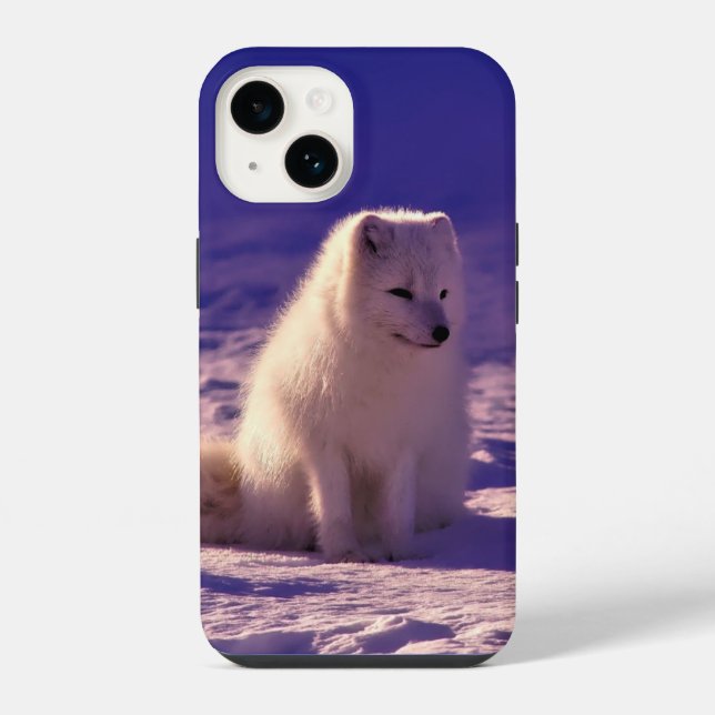 Funda Para iPhone Zorro ártico (Reverso )