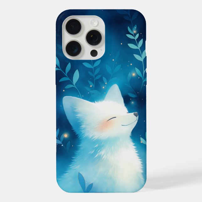 Funda Para iPhone Zorro Blanco Tranquilidad (Reverso )
