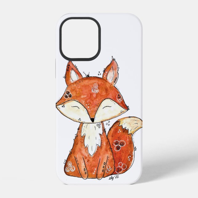Funda Para iPhone Zorro Caprichoso Adorable (Reverso )