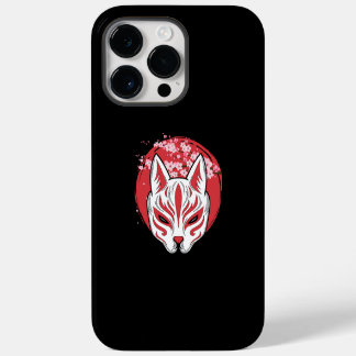 Funda Para iPhone 14 Pro Max Zorro de máscara de kitsune japonés