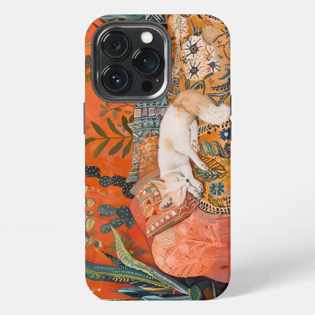 Funda Para iPhone Zorro Durmiendo (Reverso )